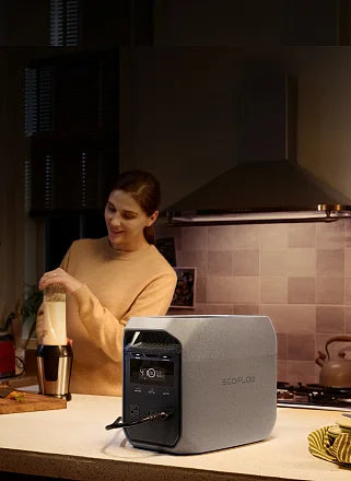 EcoFlow DELTA 3 Classic portable power station - kitchen backup use
