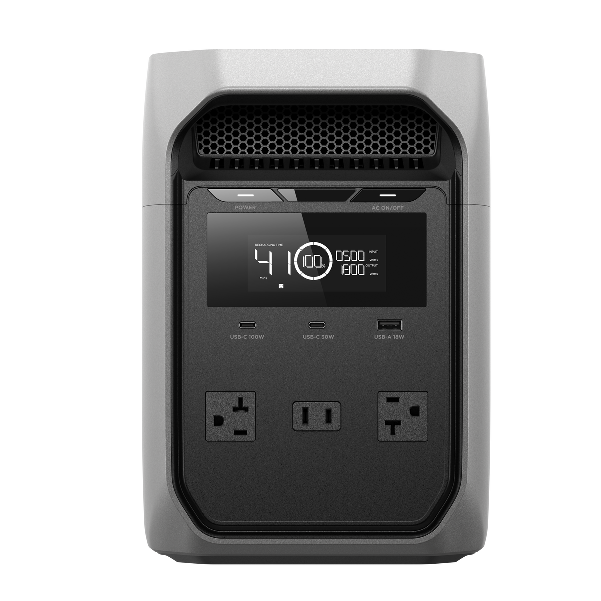 EcoFlow DELTA 3 Classic portable power station - front view