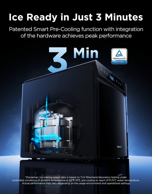 GoveeLife Smart Countertop Ice Maker 2 Pro - fast ice detail