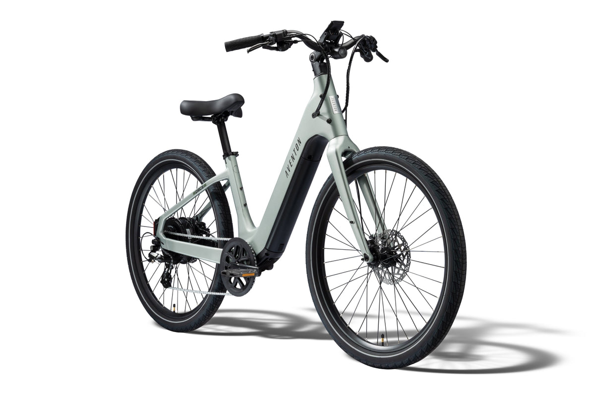 Aventon Pace 5 REC in Glacier Mint, three-quarter view