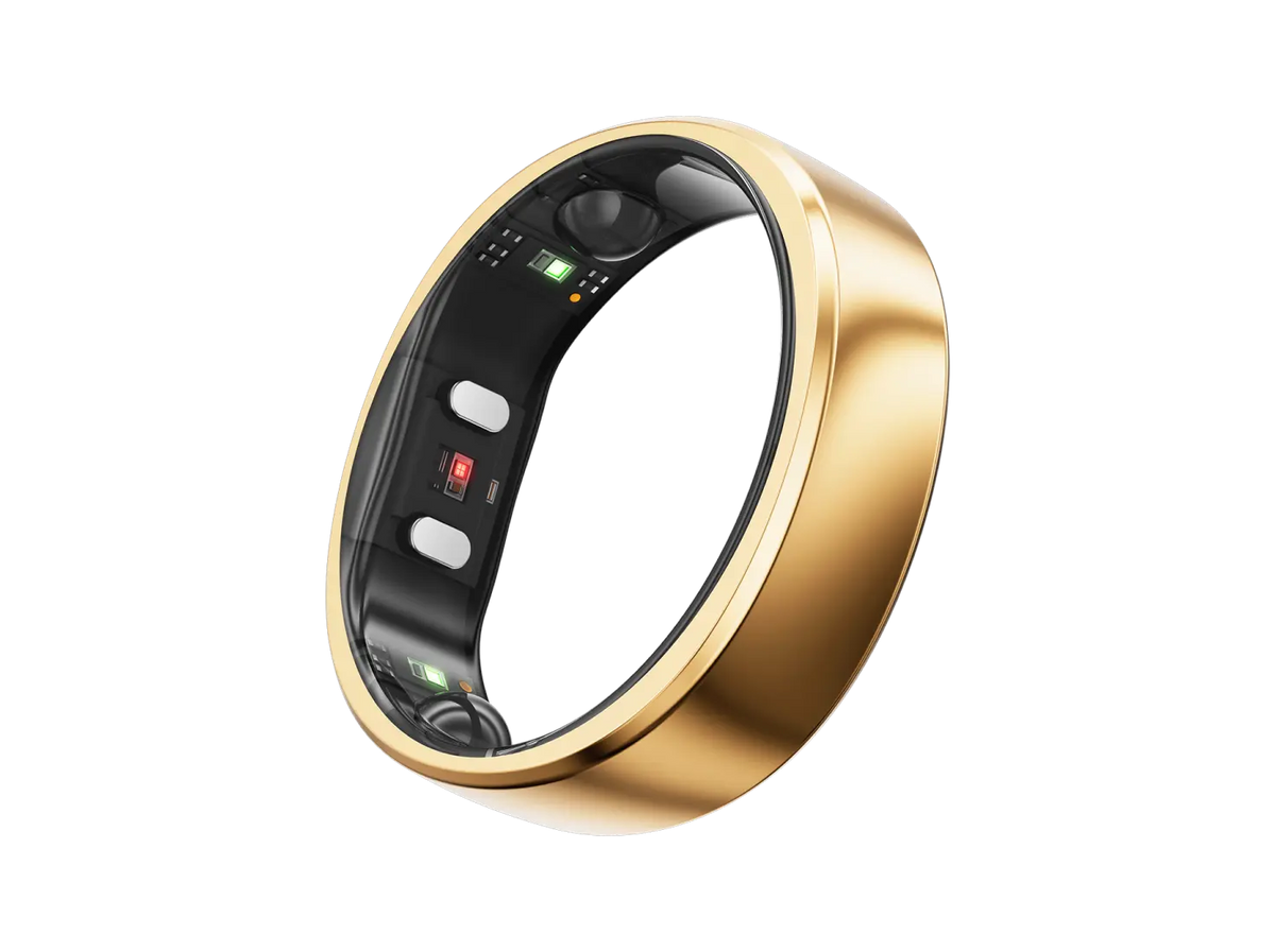 RingConn Gen 2 smart ring in Rose Gold - front view
