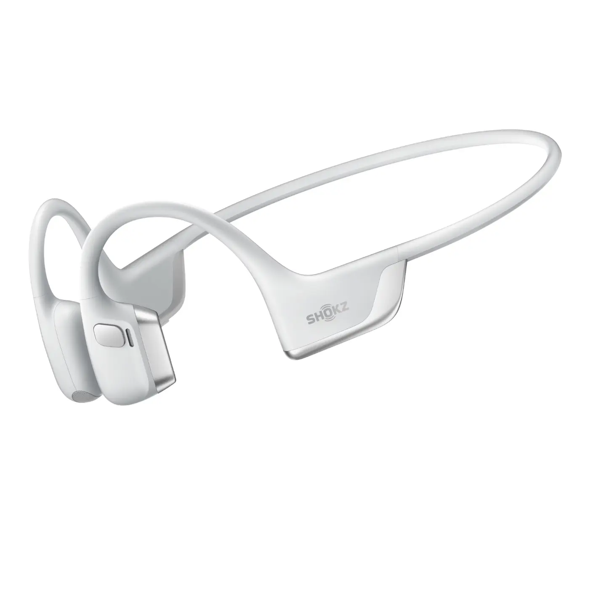 Shokz OpenRun Pro2 headphones in Silver - front view
