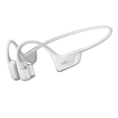 Shokz OpenRun Pro2 headphones in Silver - front view