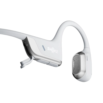 Shokz OpenRun Pro2 headphones in Silver - angle view